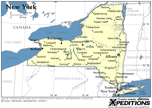 new york state outline map. from Map+of+new+york+state